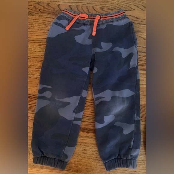 Mini Boden Boy’s 4Y pull-on Drawstring Sweatpants Pockets Lot of 3 Blue Gray - Picture 6 of 9